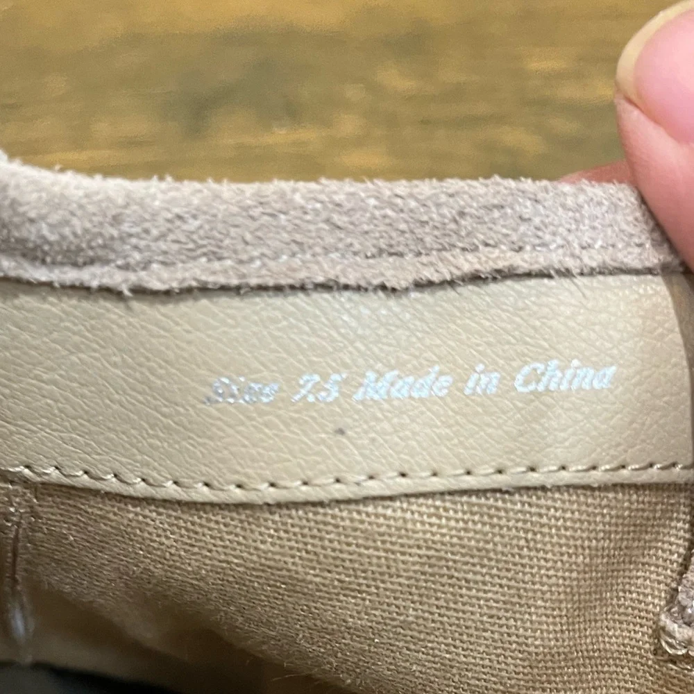 Dolce‎ Vita Tan Suede Sonya Glitter Western Boots Sz. 7.5